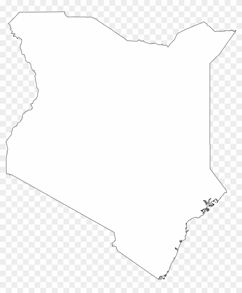 Kenya Clip Art - Kenya Map Outline Png #255863