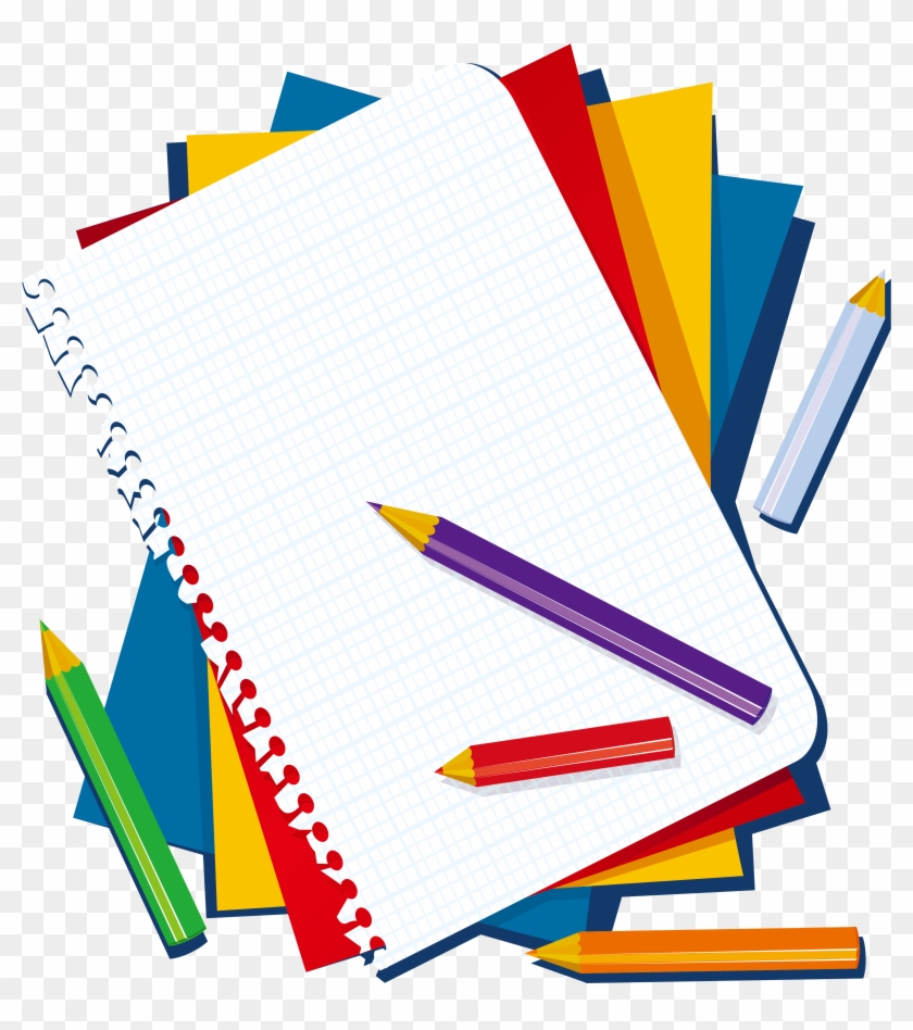 Colored Pencil Book Clip Art - Scribble, Scribble And Doodle! Fun Handwriting & #255939