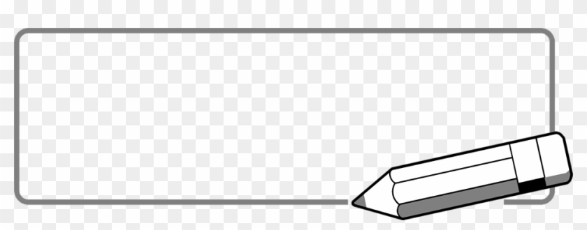 Black And White Clip Art Pencil Border - Black And White Clip Art Pencil Border #255952