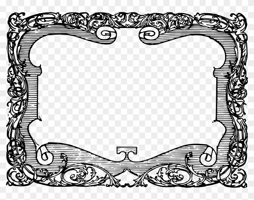 Free Funky Scroll Frame - Euclidean Vector #256105