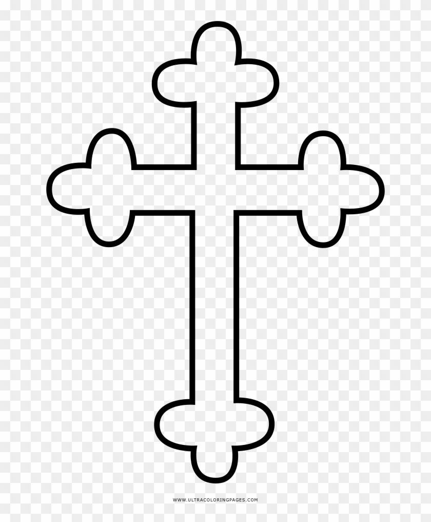 Cross Line Art - Desenho Crucifixo #1656481