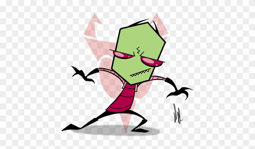 Zim Dynamic Pose By Dogatemyshrooms - Cartoon #1656787