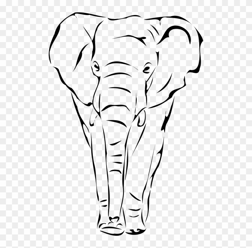 Free Elephant - Free Elephant Face Png #1657323