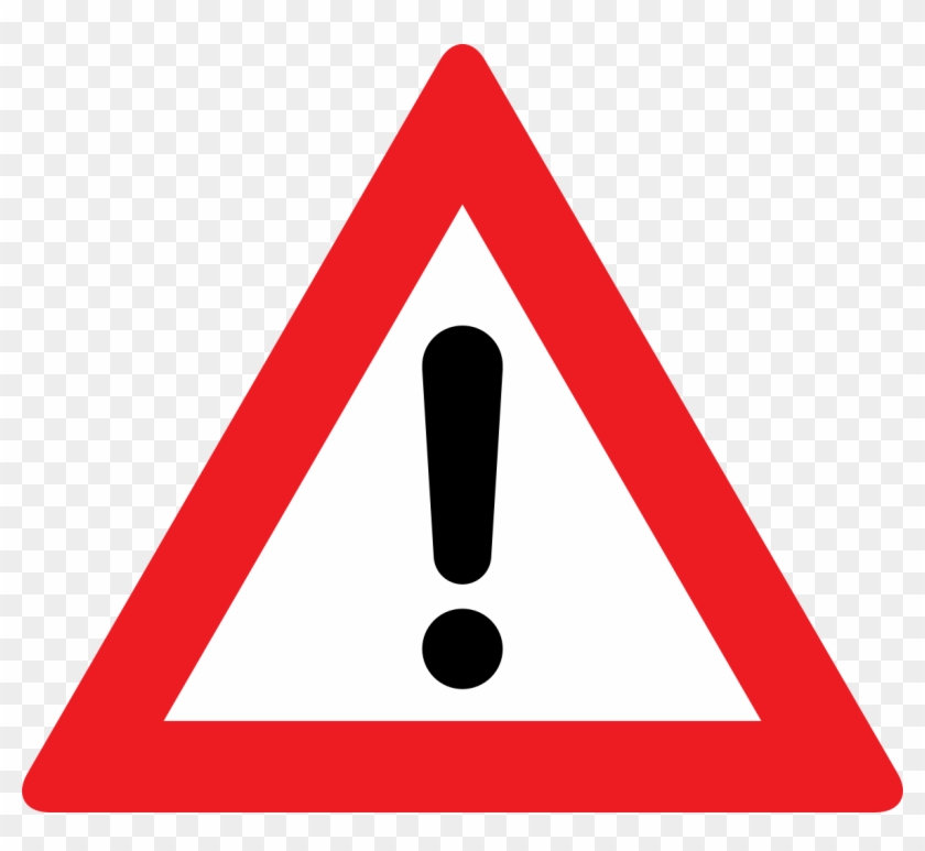 Warning Sign Clipart - Warning Sign Icon Png #1657663