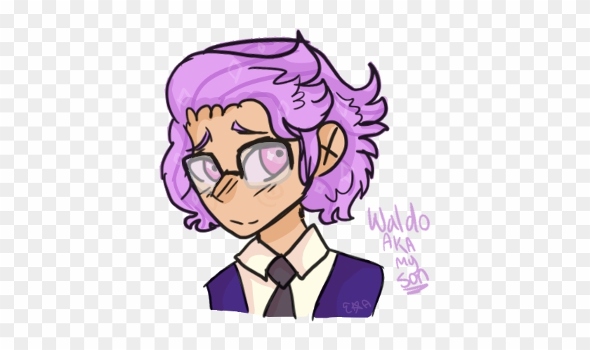 “some Fan Art Of Waldo From Xoxo Blood Droplets Anyways, - Cartoon #1657798