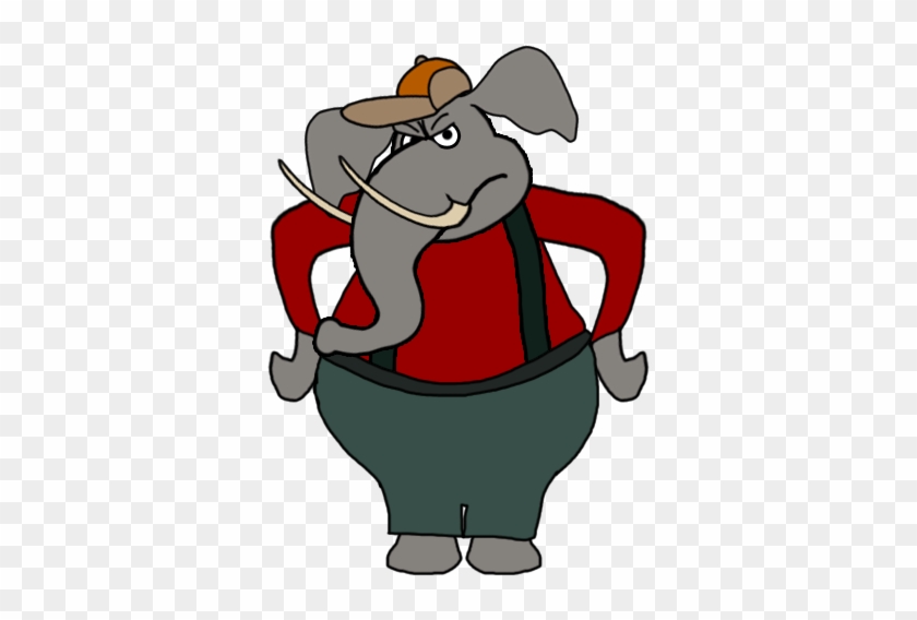 Crackerjack A Elephant Lumberjack By Twoodland1994 - Cartoon #1658001