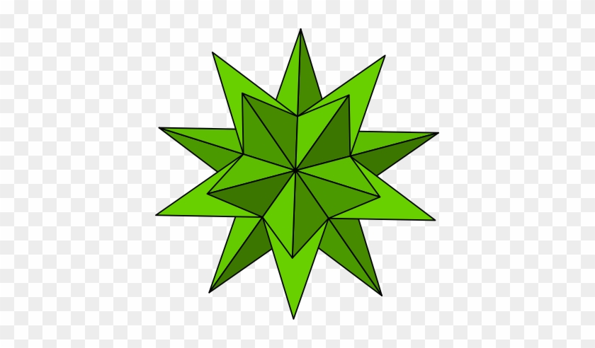 10 Point Star - 10 Point Star Vector #1658993