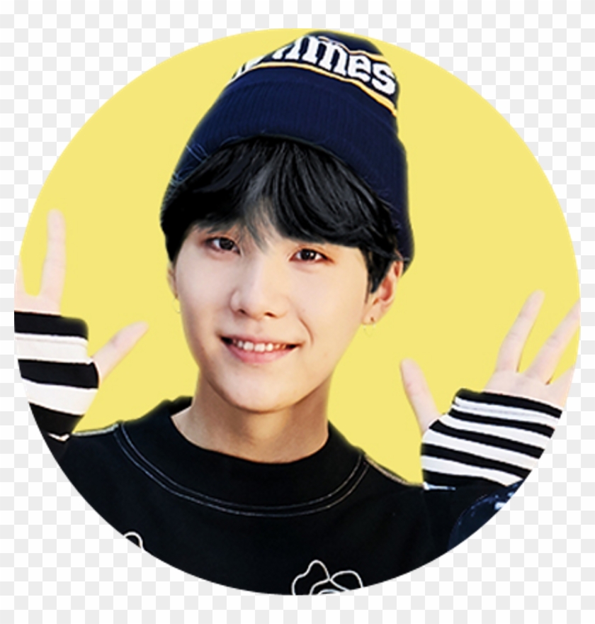 Clip Art Black And White Bts Sticker Beanie Others - Sticker Suga Bts #1660005