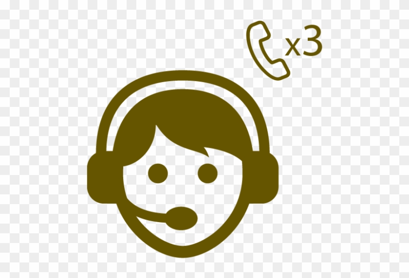 Call Handling Three Languages - Icon Customer Service Vector #1660101