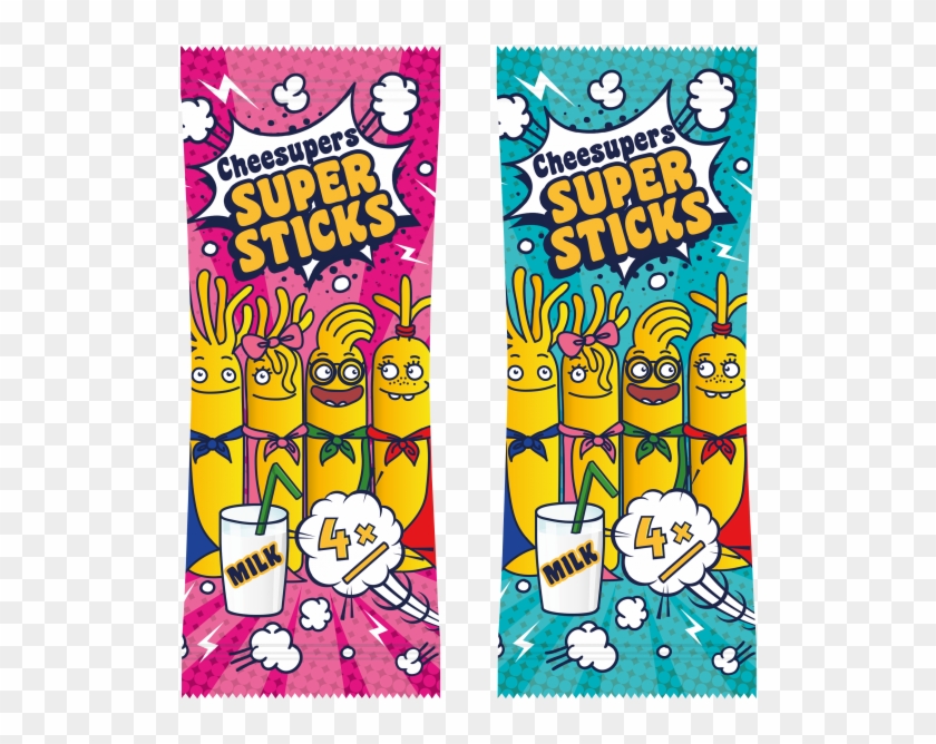 Cheesupers Super Sticks - Cartoon #1660746
