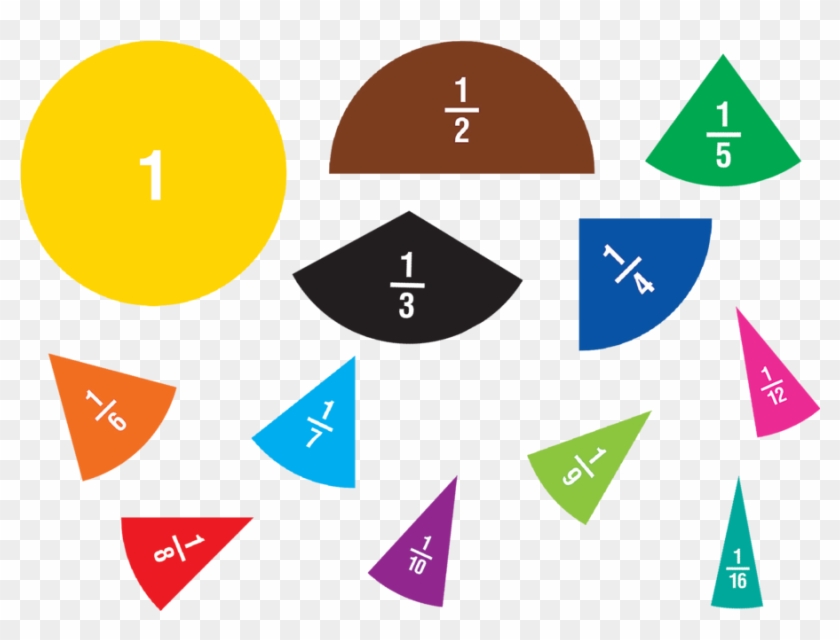 Tcr77244 Fraction Circles Magnetic Accents Image - Decimal And Fractions Png #1661885