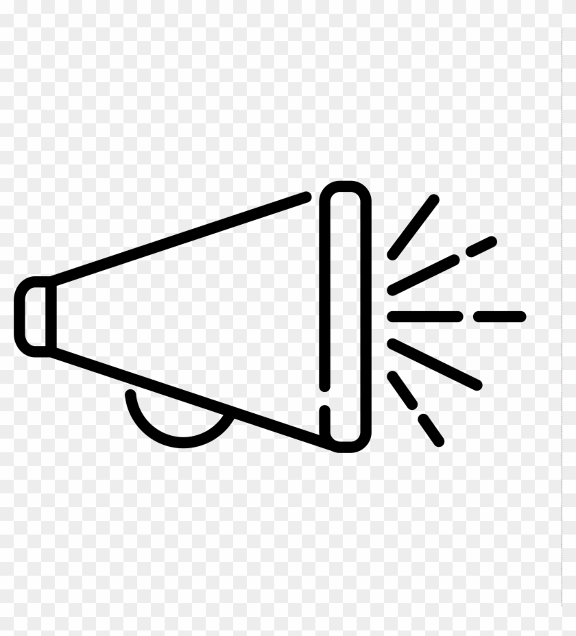 Megaphone Icon - Megaphone Icon #1662009