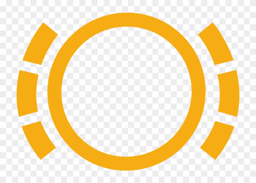 File - Kontrollleuchte Bremsbelagverschleiss - Svg - Circle #1662290