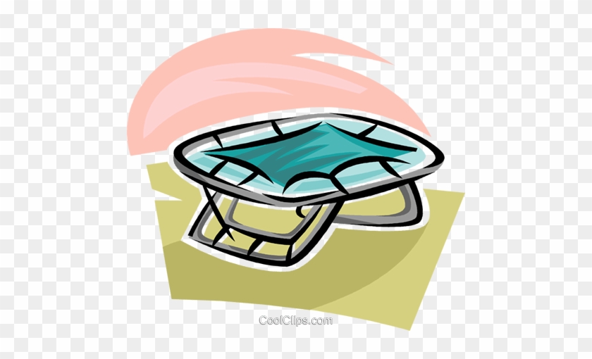 Trampoline Royalty Free Vector Clip Art Illustration - Illustration #1662291