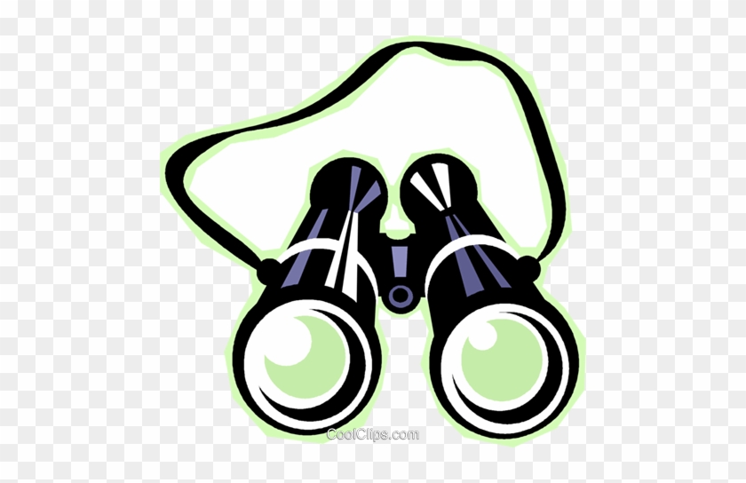 Binoculars Royalty Free Vector Clip Art Illustration - Transparent Background Binoculars Clipart #1662358
