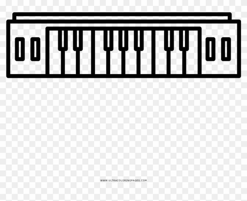 Easy Keyboard Coloring Page Clip Art Computer I Abcteach - Teclado Para Colorir #1662629