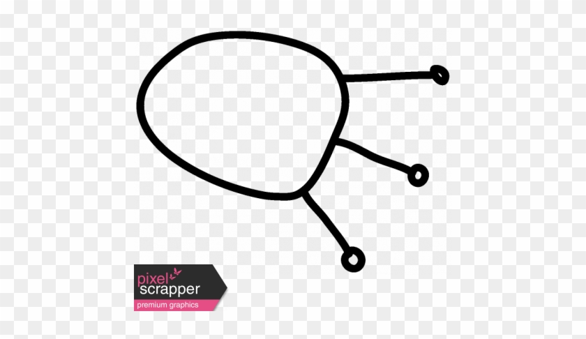 Alien Graphic By Marisa Lerin Pixel Scrapper - Line Art #1663045