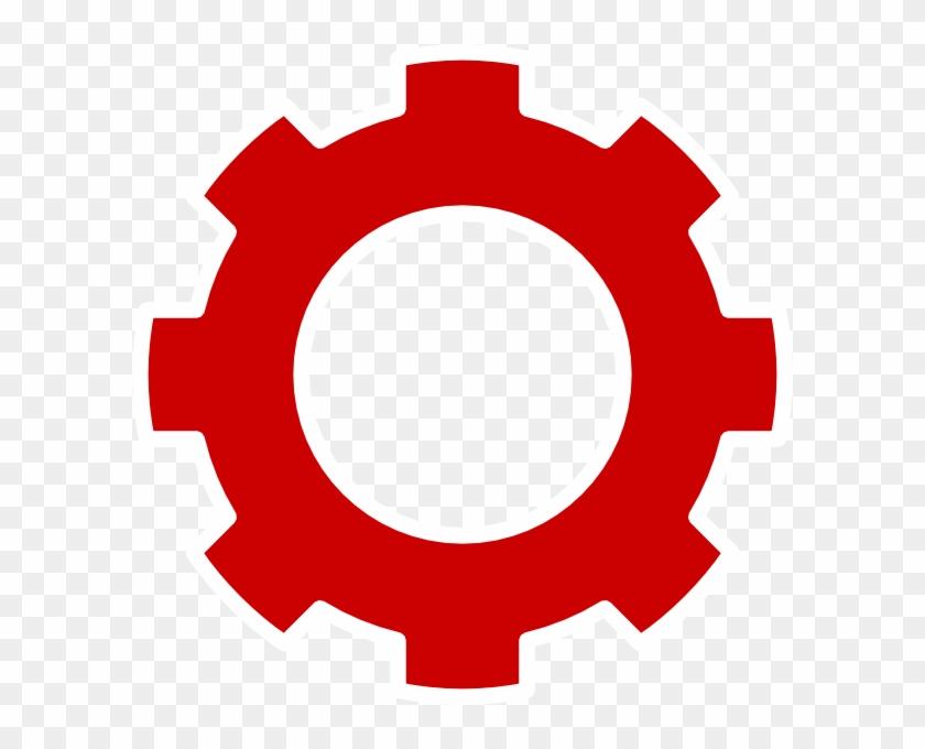 Imagination Movers Gears Clip Art - Black Cog Vector #1663530