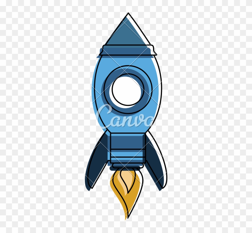 Rocket Start Up Symbol - Cartoon #1664358