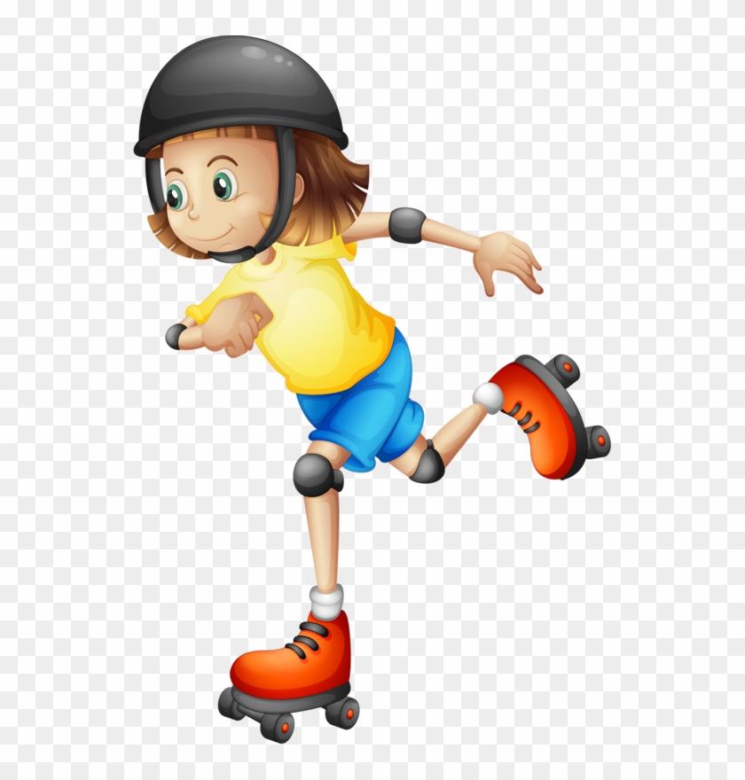 541 X 800 5 - Kids Skating Clipart Png #1664424
