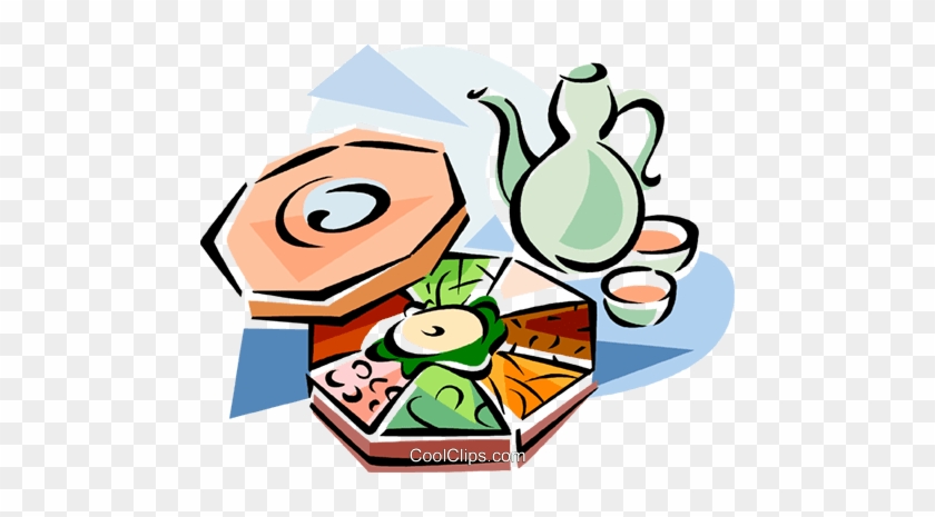 Korean Cuisine Kujolpan Royalty Free Vector Clip Art - Korean Cuisine Kujolpan Royalty Free Vector Clip Art #1665007