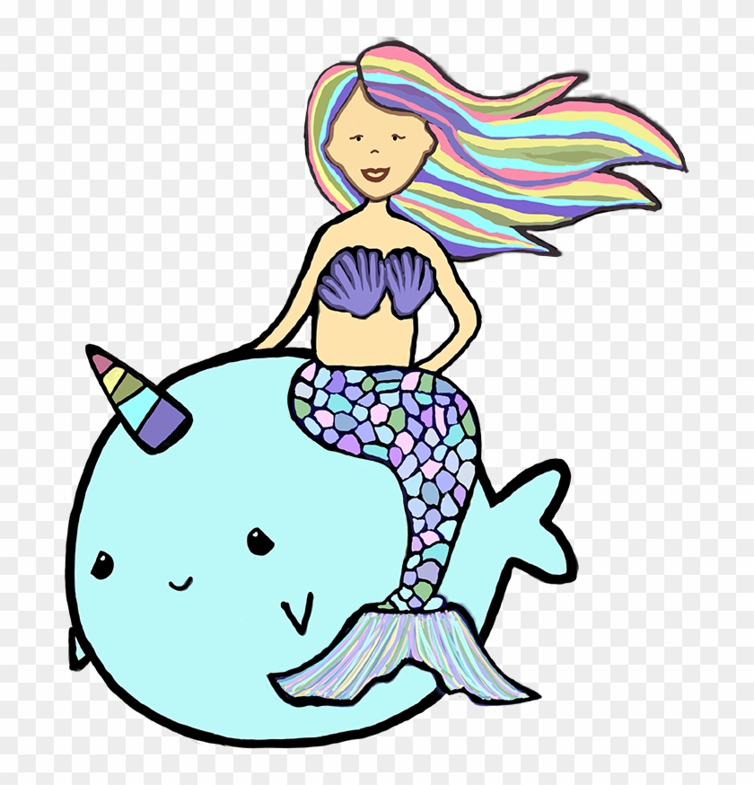 Narwhal And Mermaid #1665191