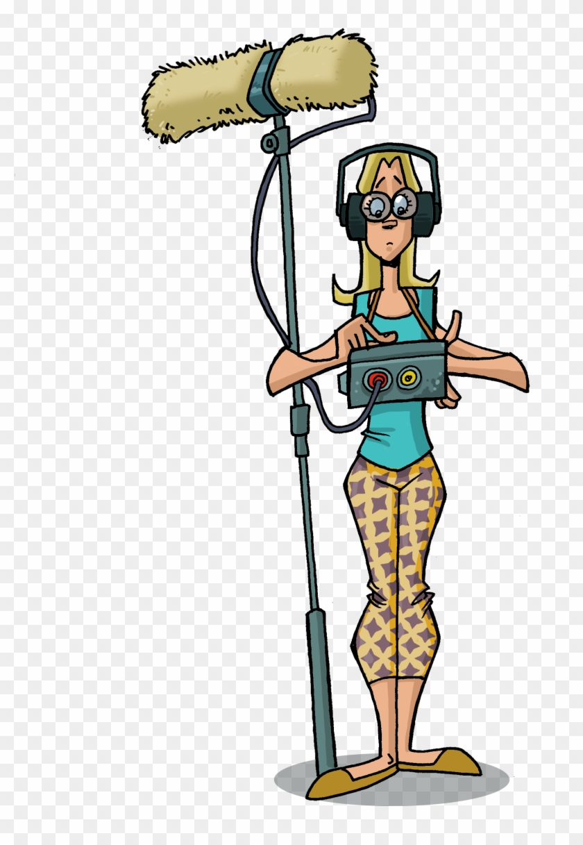 Sound Woman For Whiteboard Video - Cartoon #1665512