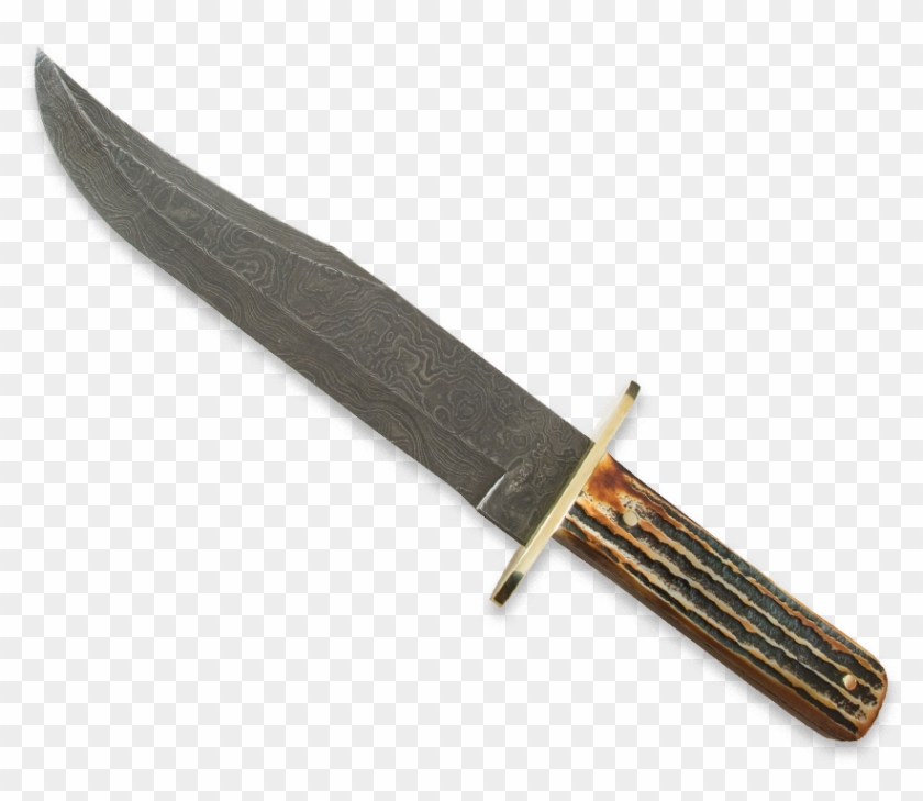 Damascus Bowie Knives Png - Cuchillos Arcilla #1666621