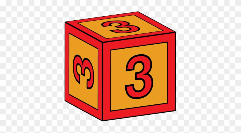 Baby Block Set - Block Letter D Clipart #1666865