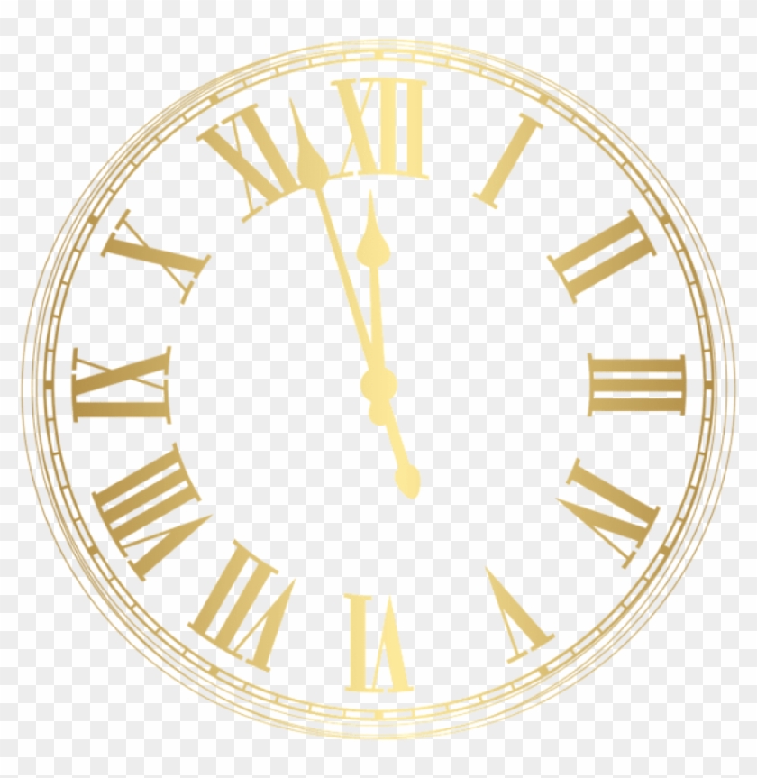 Free Png New Year Clock Png Images Transparent - New Year Clock 2019 Png #1667092