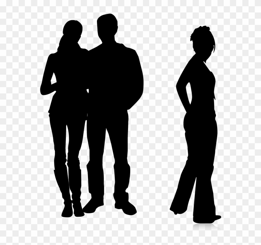 Silhouette Clipart Cowgirl - People Silhouette White Png #1667536