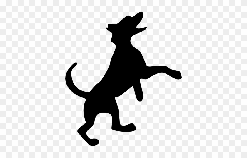 Dog Silhouette Hi - Dog Clipart Silhouette Png #1668512