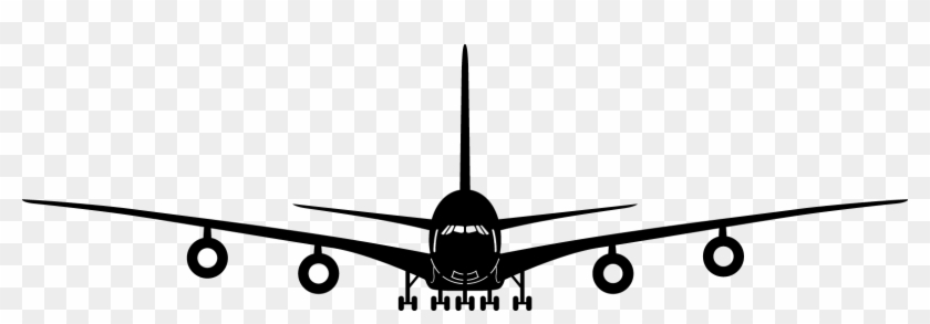 Logo Clipart Airplane Free Clip Art Stock Illustrations - Aeroplane Front View Clipart #1668542