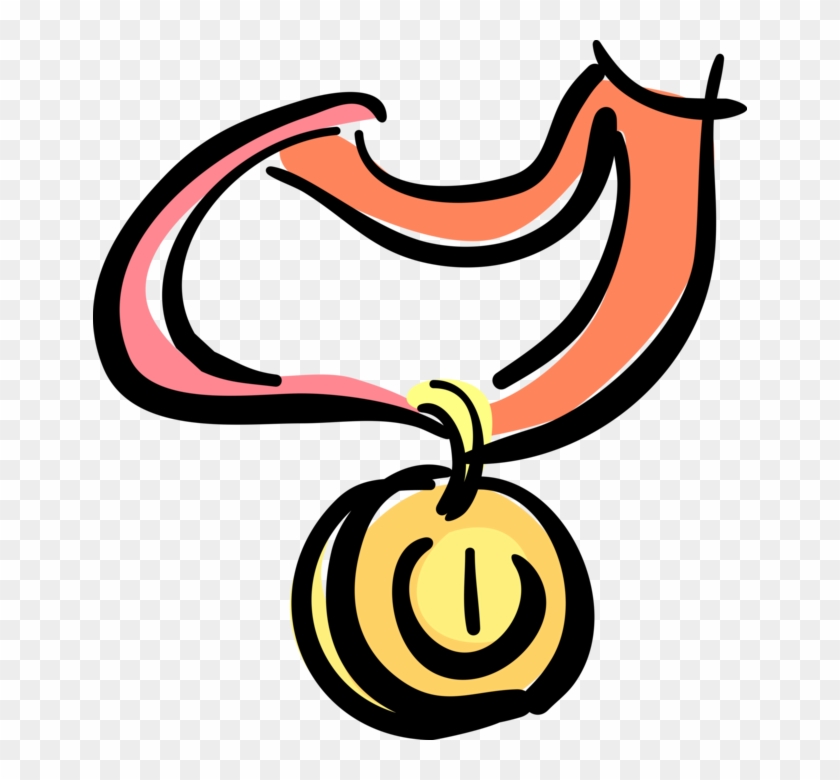 Vector Illustration Of Medal Or Medallion Recognizes - Question #1668681