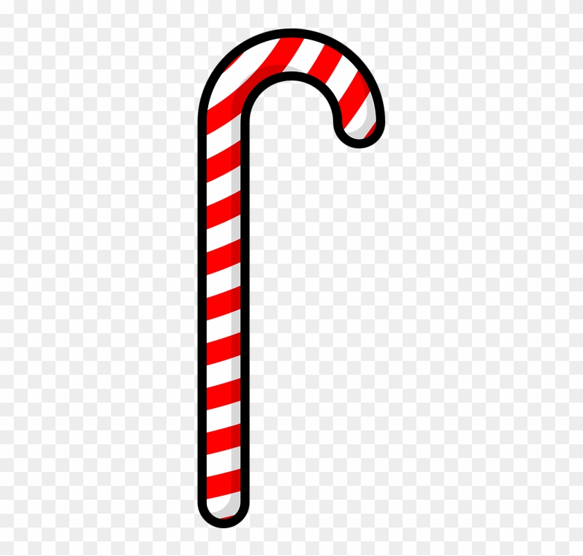 Cane, Red, White - Red And White Stick #1668830