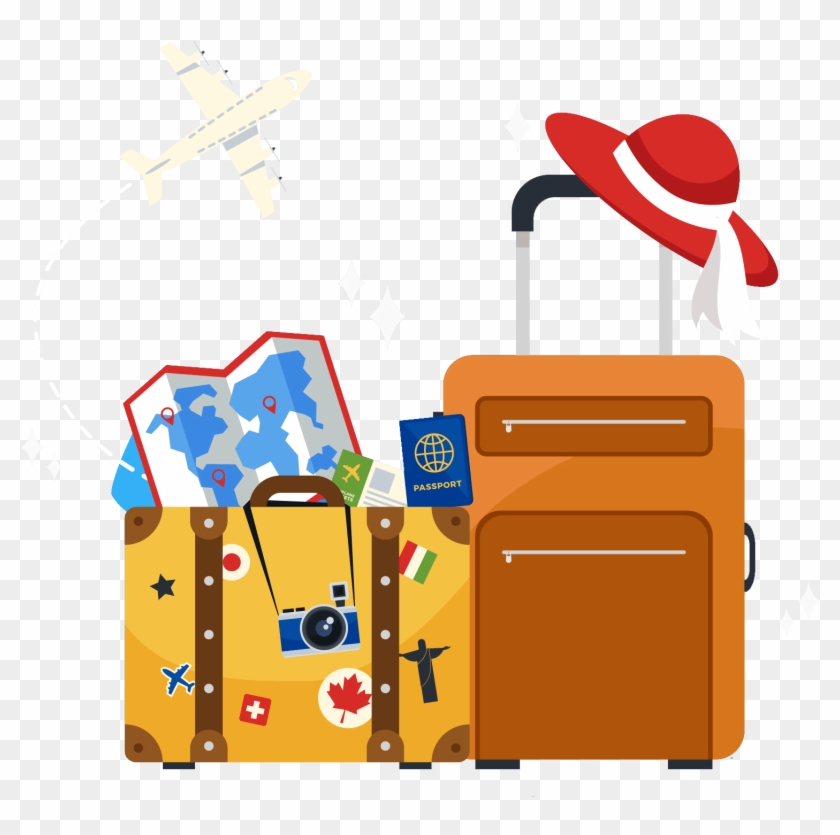 Travel Clip Art Transparent - Transparent Background Travel Clipart #1668905