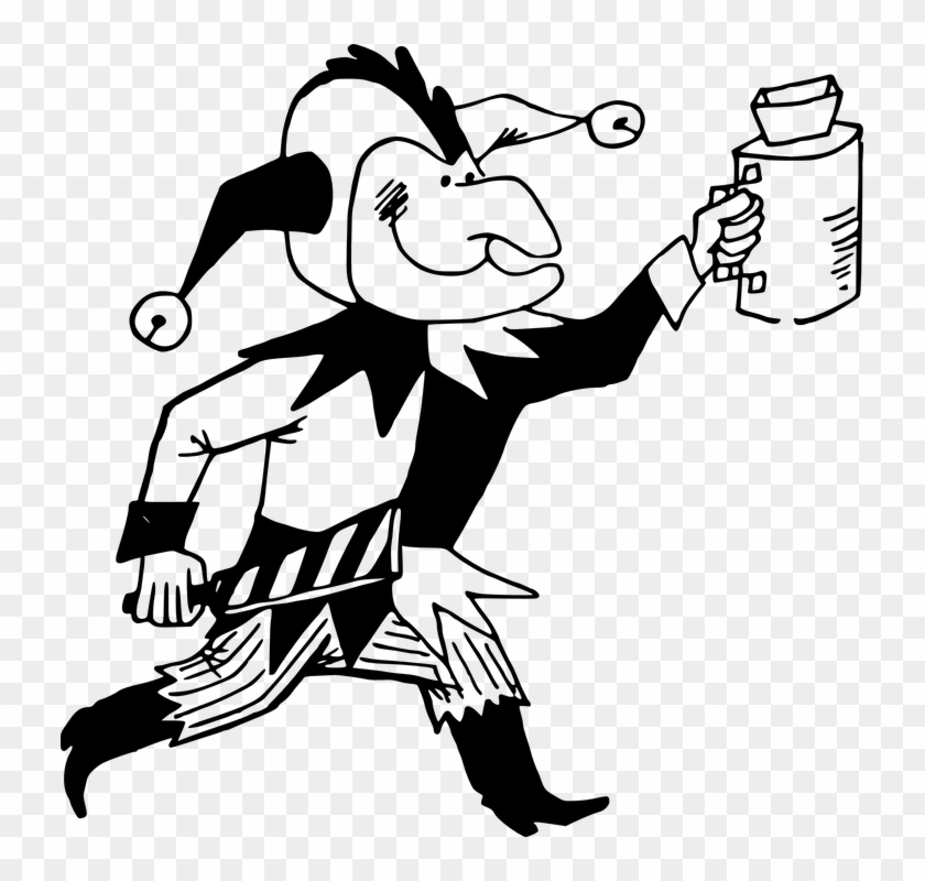 Mardi Gras Clipart Court Jester - Jester Clip Art #1669380