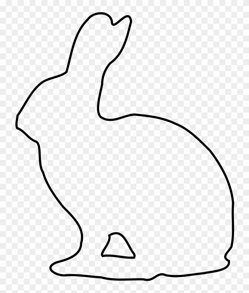 Bunny Rabbit Outline 11336 - Bunny Outline #1669517