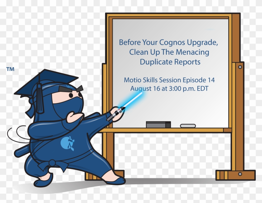Before Your Cognos Upgrade, Clean Up The Menacing Duplicate - Cartoon #1669560