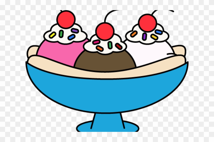 Ice Cream Clipart Vendor - Banana Split Clip Art #1669730