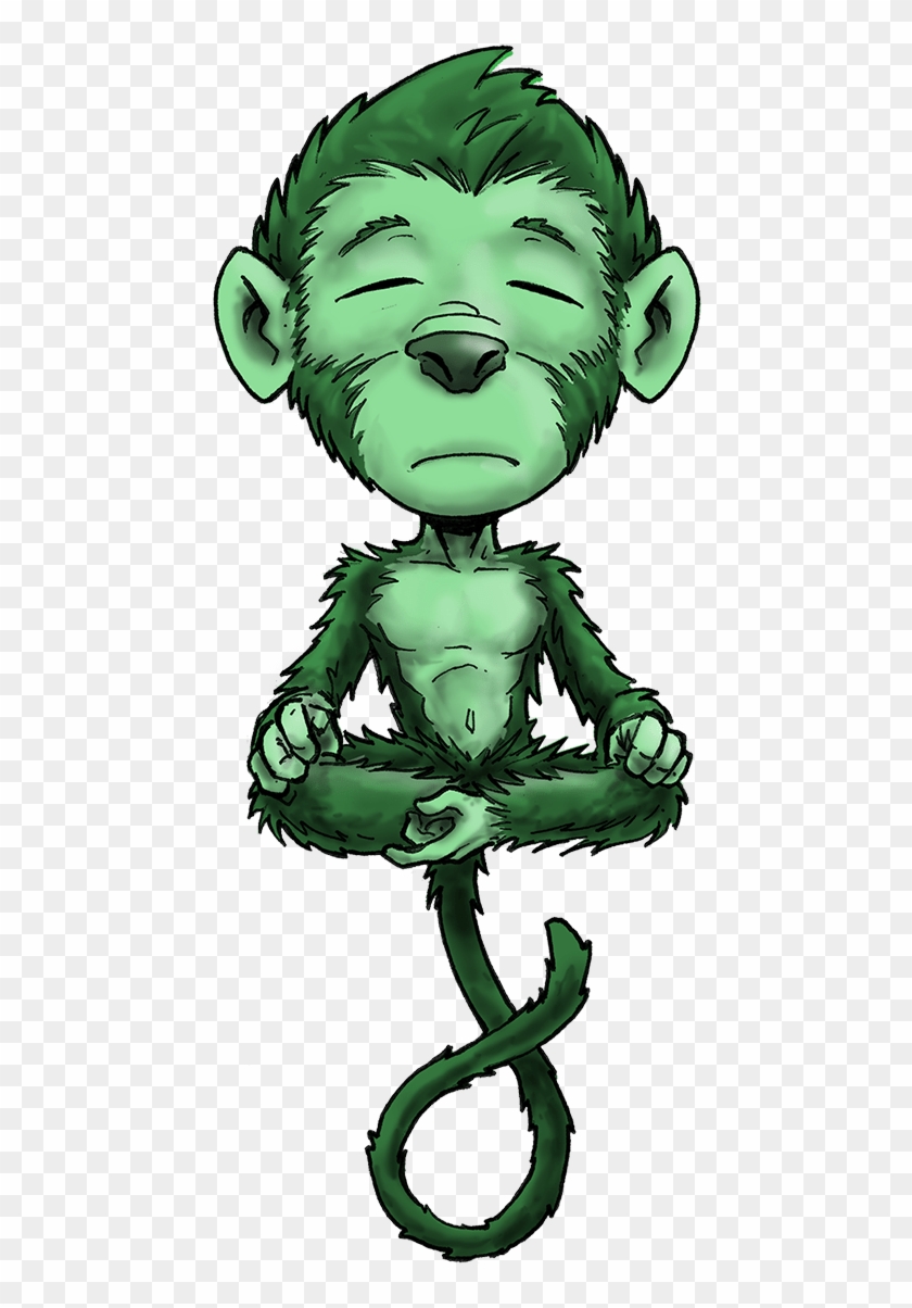Jade Monkey - Cartoon #1669887