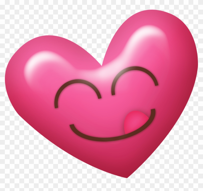 Heart ♡ ♡ ♡ I Love Heart, Happy Heart, My Heart, Clean - Caritas Felices Rosadas #1670112