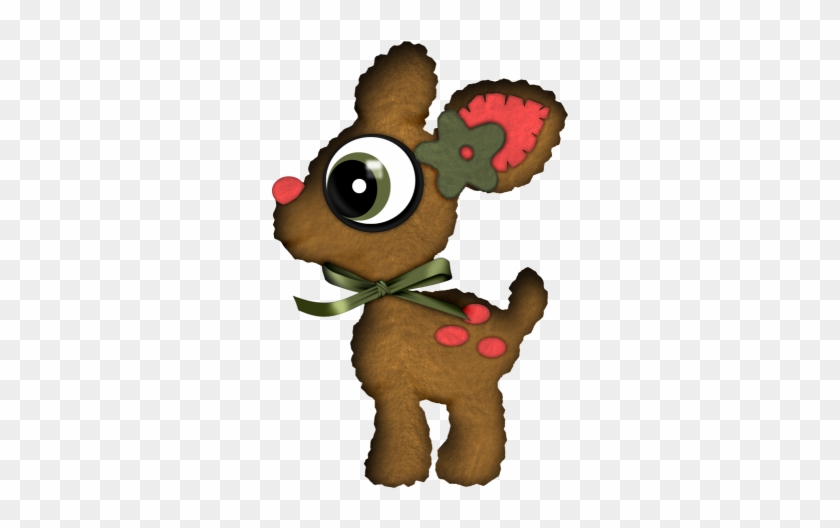 Christmas Reindeer Clip Art - Cartoon #1671326