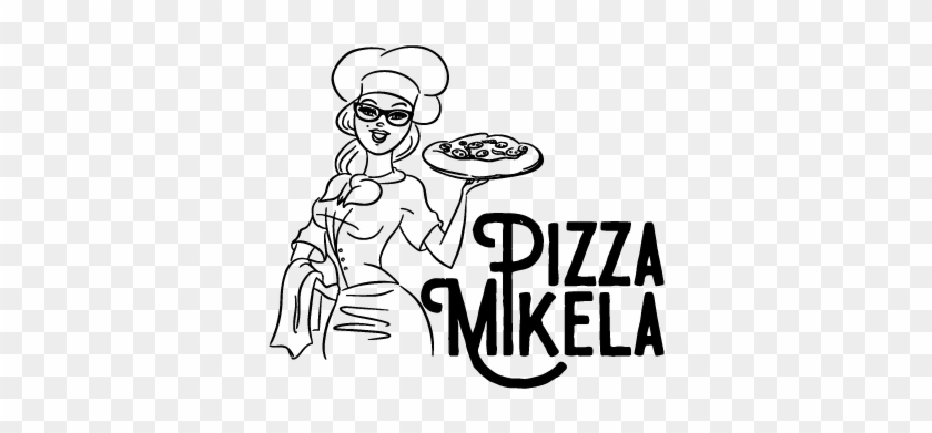 Logo Pizza Mikela - Cartoon #1671803