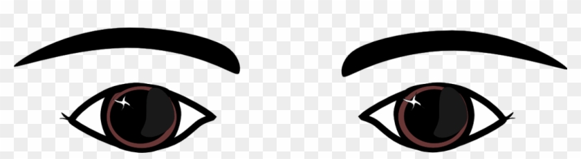 Brown Eyes Clipart Outline Eye - Eyes For Boys Clipart #1672040