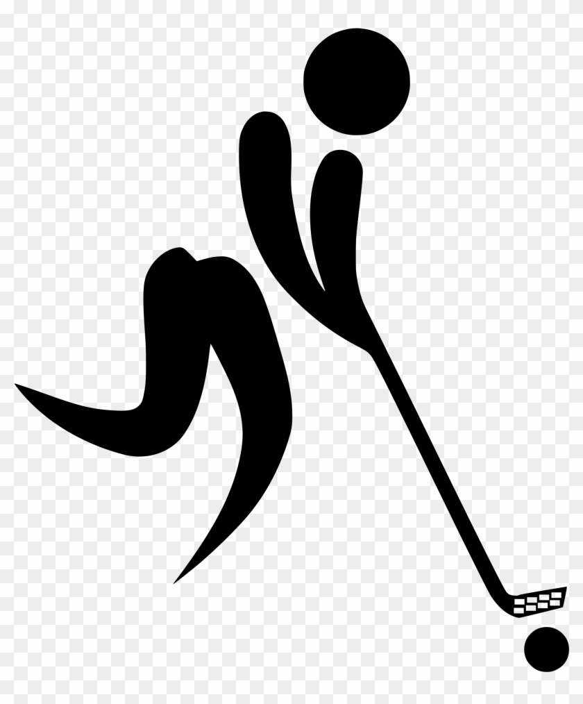 File - Floorball Pictogram - Svg - Ice Hockey #1672313