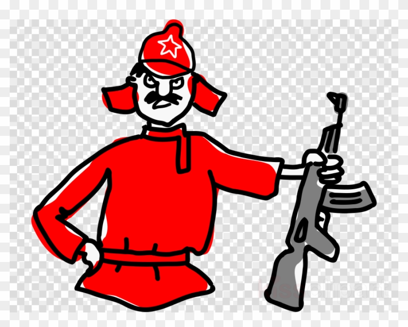 Red Army Soldier Png Clipart Soldier Clip Art - Usa Map Transparent Background #1672767