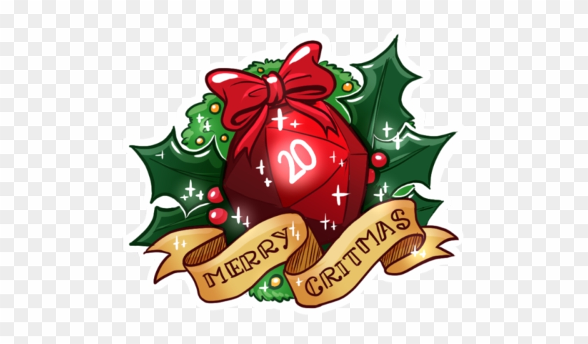 Dungeons And Dragons Dnd D&d D20 Dice Art For Sale - Dungeons And Dragons Christmas Card #1673088