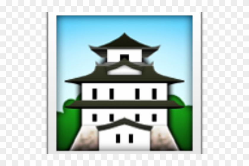 Japan Clipart Japan Castle - Temple Emoji Png #1673630