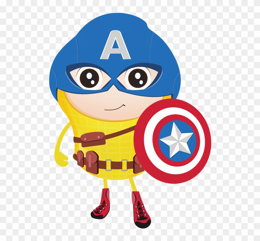 Captain America Clipart Team Captain - Cartoon #1674095